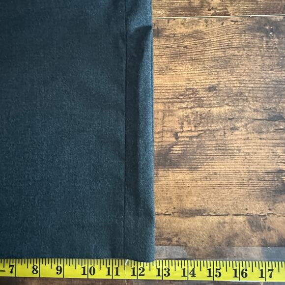 NWT Zara Wide Leg Pants XL Gray Side Zipper Cropped Minimalist Preppy Academia - Picture 7 of 9